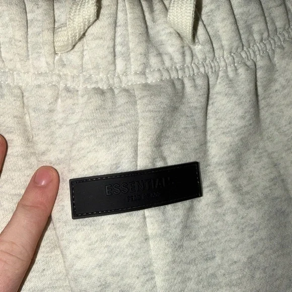 Fear of God Essentials Light Gray Sweatpants